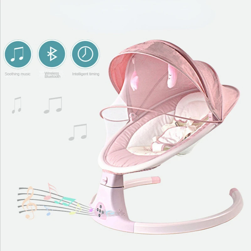 Baby resting chair USB Multifunctional interface electric rocking chair baby rocking chair Bluetooth rocking chair for kids