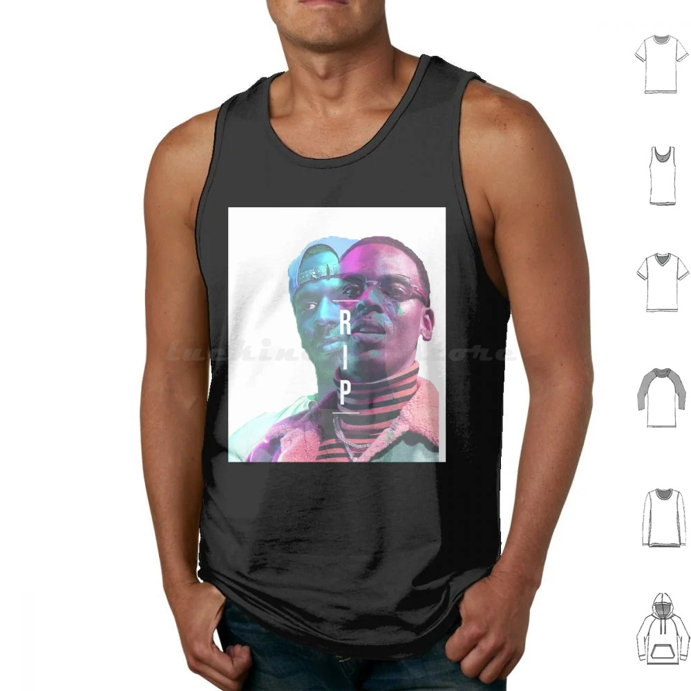 Rest In Peace Young Dolph Rip Graphic Tank Tops Vest Sleeveless Young Dolph Dolph Young Rip Young Dolph Memphis Rap Pre