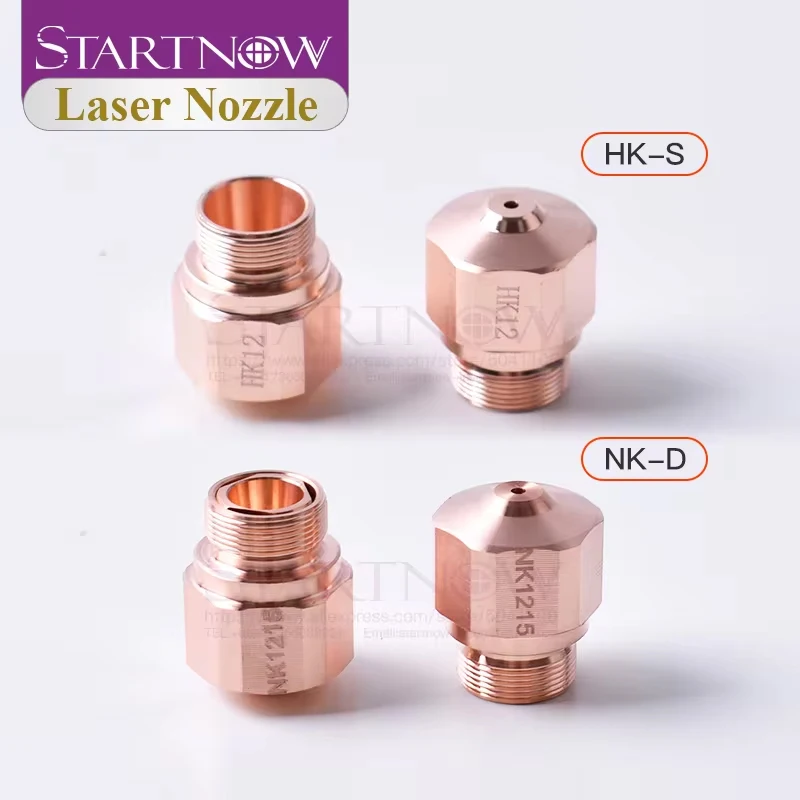 Startnow Fiber Laser Nozzles HK NK Laser Head Single Layer 1.0 1.5 2.0 3.0 Metal Cutting Machine Welding Head Nozzle Base Parts