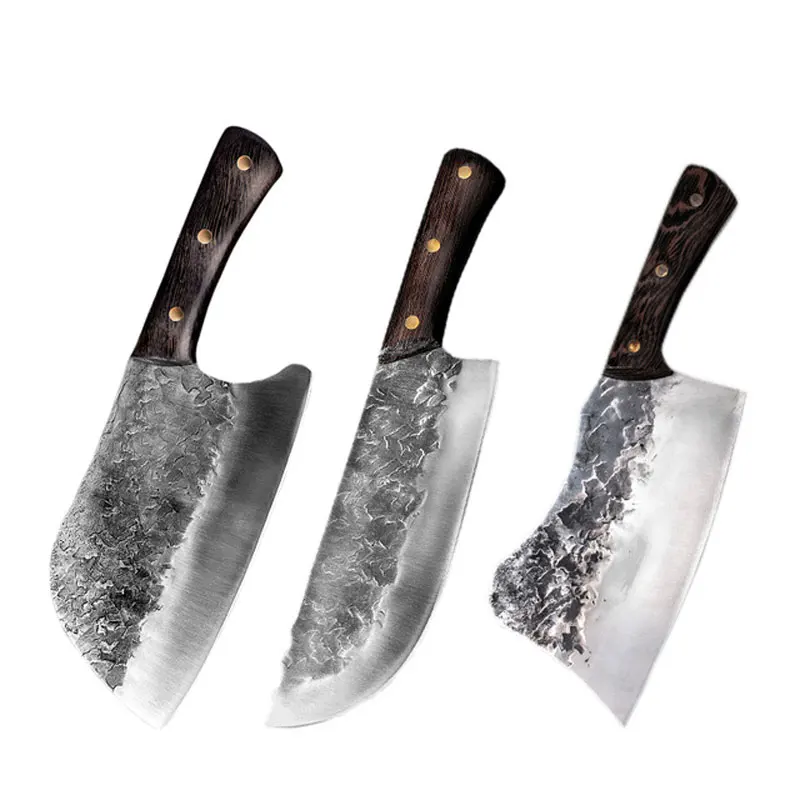 meat cleaver forged stainless steel household kitchen knife kitchen chef's knife sharp slicing knife chopping knife cooking set