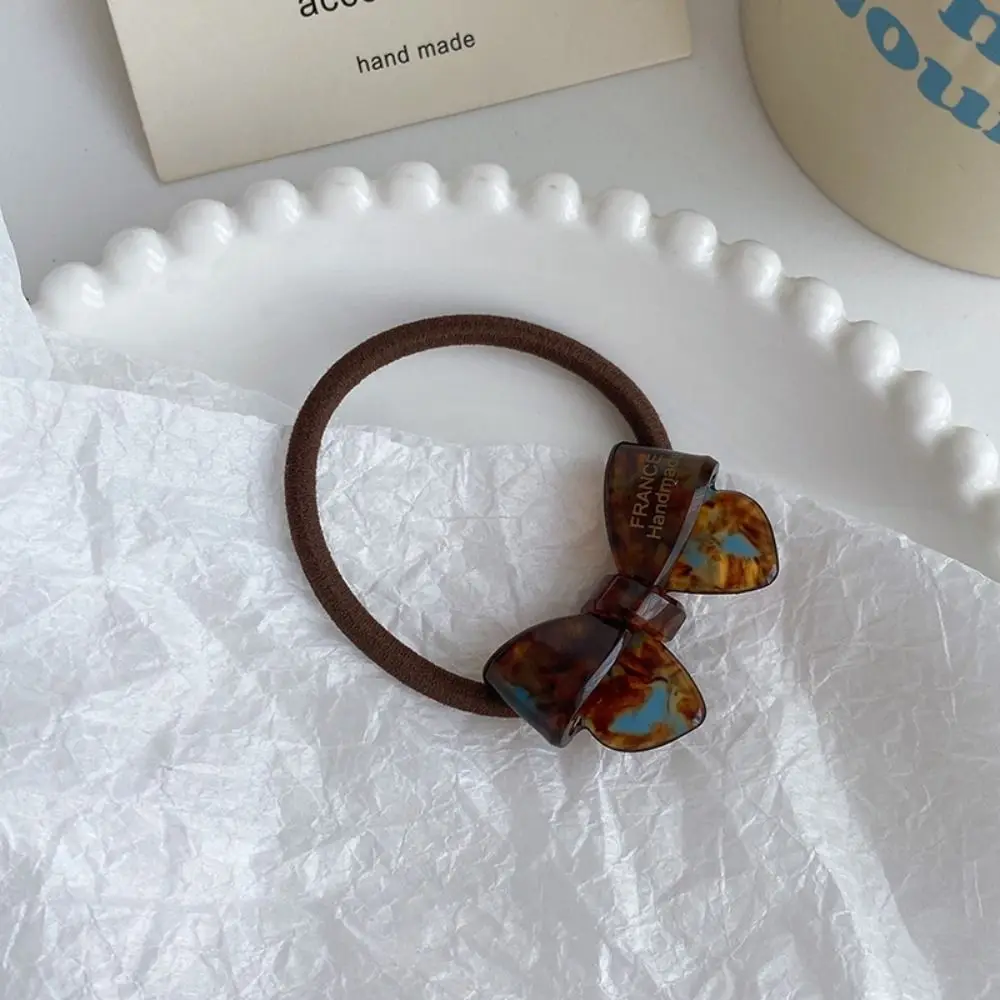 

Korean Style Bowknot Hair Rope Hair Bands Headwear Acetic Acid Hair Tie Hair Accessories Ponytail Holder Hair Rubber Bands Daily