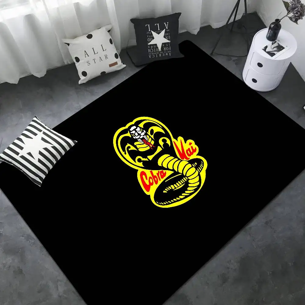 Tapis de porte d'entrée classique TV Dramas Cobra Kai, paillasson de Style nordique pour la maison, salle de bain, toilettes, chambre à coucher, décor d'hôtel