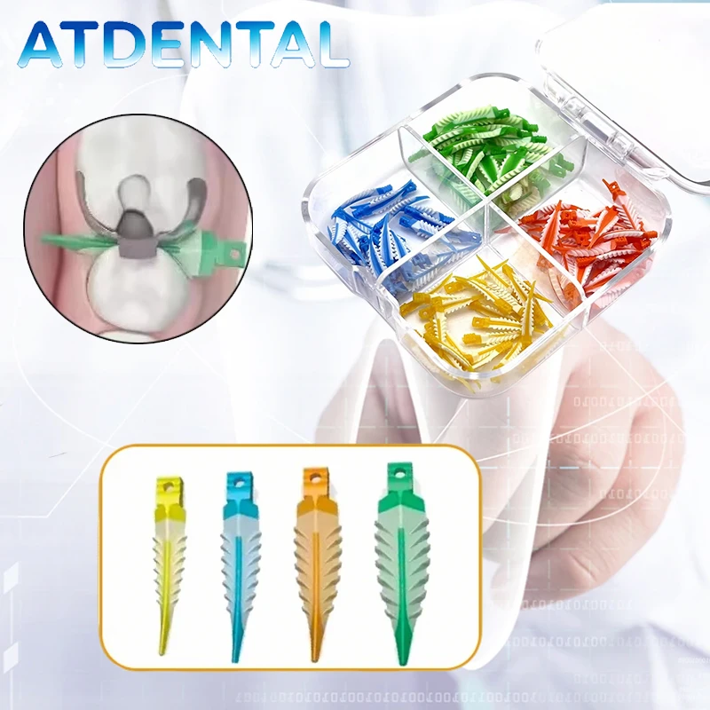 

Стоматологические эндодонтические клинки Strata: мягкие черные клинки для герметизации шейки матки и заднего диастема-пространства, композитные клинки для эндодонтических матричных систем