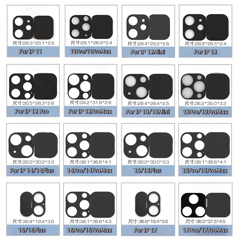 Couvercle d'objectif arrière Anti-regard, protecteur de confidentialité pour caméra, conception d'ouverture et de fermeture, utilisation facile pour iPhone 17 16 15 14 13 12 11 Pro Max Mini