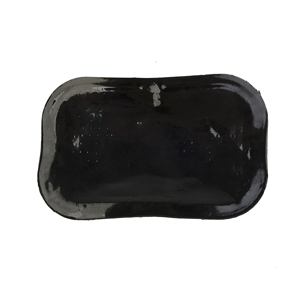 

Useful Brand New High Quality Interior Car Non-slip Mat Black Mount 1 Pcs 6.1x3.93x0.78 Inch Mobile Silica Gel