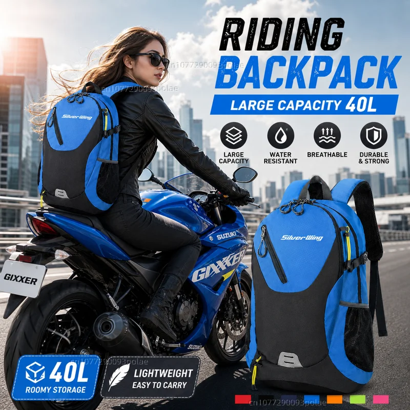 Mochila de viaje grande impermeable para hombre, regalo para motocicleta, para Gixxer 150 SF 150SF SF 250 SF250 GIXXER 155 250 2020 2021