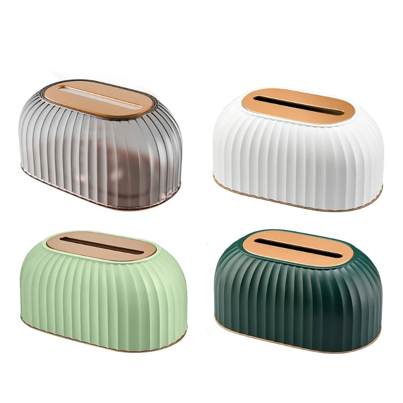 Striped Tissue Box Table Napkin Holder for Bathroom Bedroom Dining Table Dropshipping