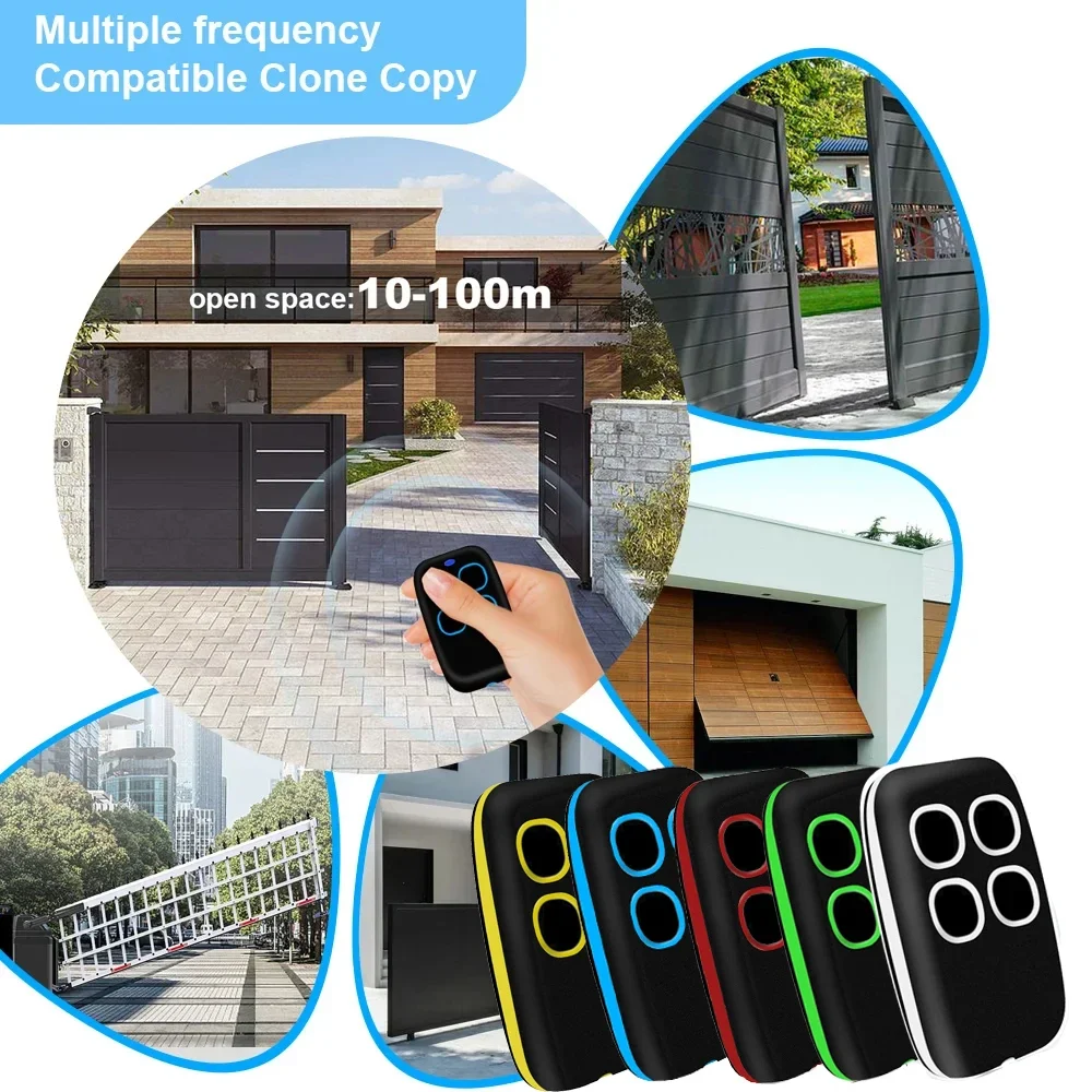 New Generation Garage Door Remote Control Copy Machine Rolling Code Collector Clone Door Key Remote Command Hand Transmitter