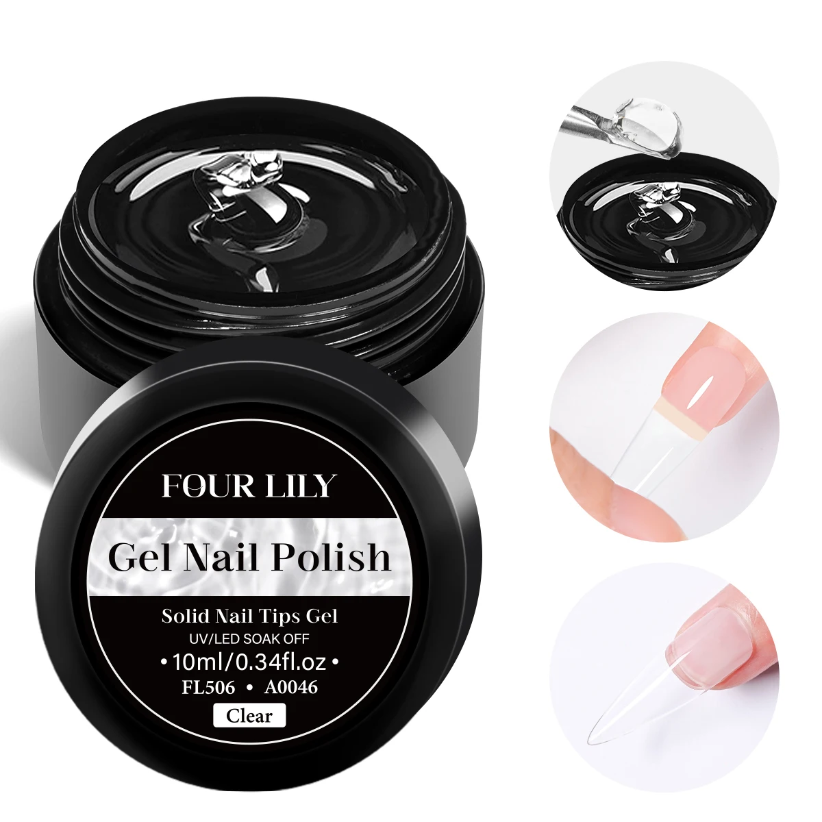 2pcs 10ml Multifunctional Solid เคล็ดลับเล็บชุดเจล Non-Stick มือเล็บเจล Rhinestone เจลกาวสําหรับเล็บ DIY เล็บชุดเครื่องมือ