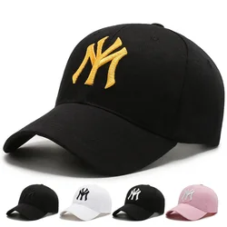 Açık spor mektup benim işlemeli beyzbol kapaklar erkekler kadınlar Snapback kap bahar ve yaz moda kadın Hip Hop Visor güneş şapkaları