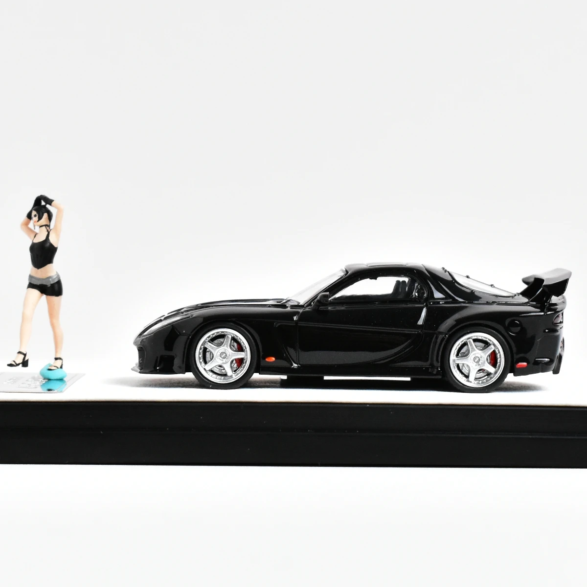 TM Time Micro 1:64 Mazda RX-7 Veilside Car Model Decoration