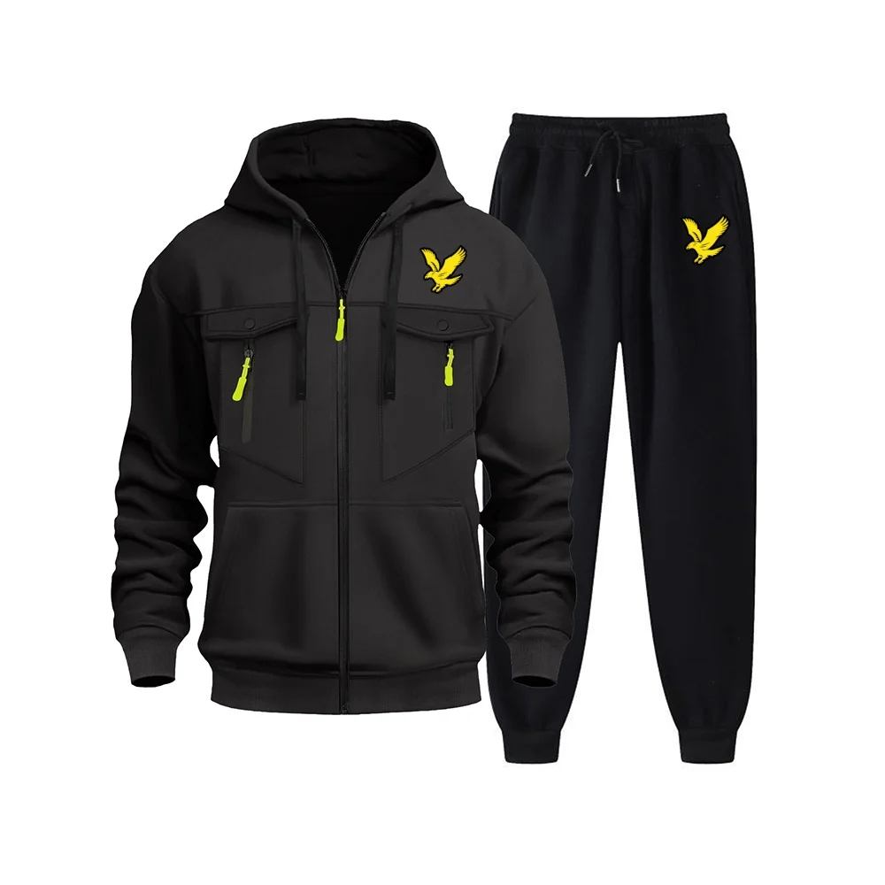 

2025 Men's Sets Hoodies+Pants Autumn Sport Suits Casual Sweatshirts Tracksuit Sportswear Male Casual Sports Jacket Jogging Suit