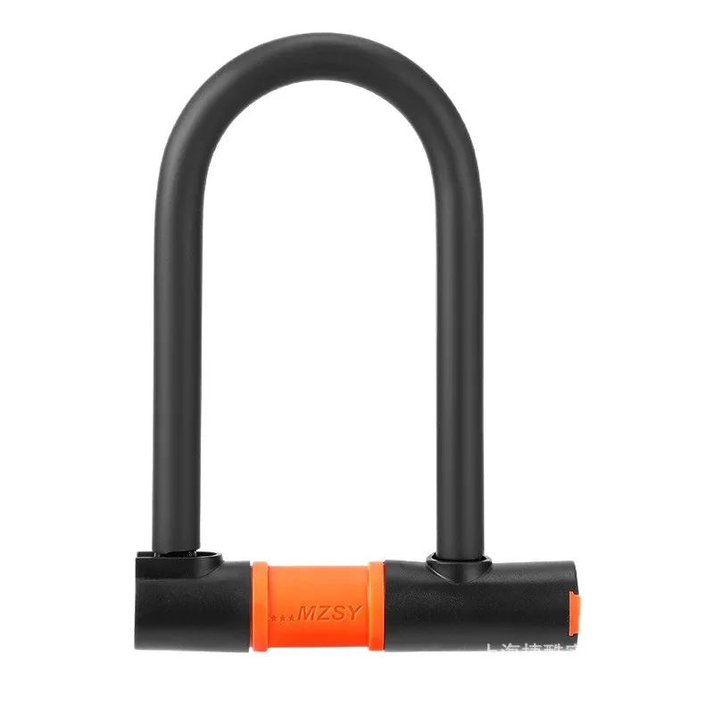 Serrure de vélo en alliage d'acier audacieux serrure en forme de U câble en acier audacieux serrure antivol serrure de vélo électrique équipement d'équitation