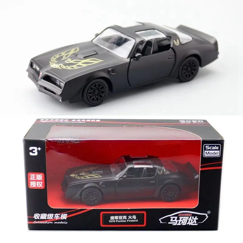 Die Casts สะสมของสะสมรถยนต์ Static Alloy กล้ามเนื้อรถวันเกิดของขวัญ1:36 1978 Pondiac Firebird SUV ของเล่นเด็ก