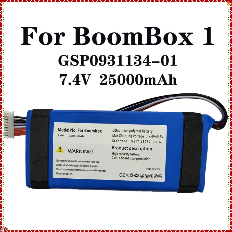 

High Quality 25000mAh Player Speaker Battery for JBL Boombox 1 GSP0931134 01 Special Edition Loudspeaker Batteries