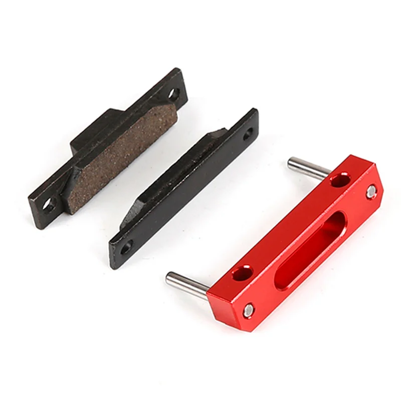 Conjunto de pastilhas de freio de liga CNC X18A-2X para peças de gás de carro 1/5 HPI KM BAJA 5B SS RC 85201-laranja
