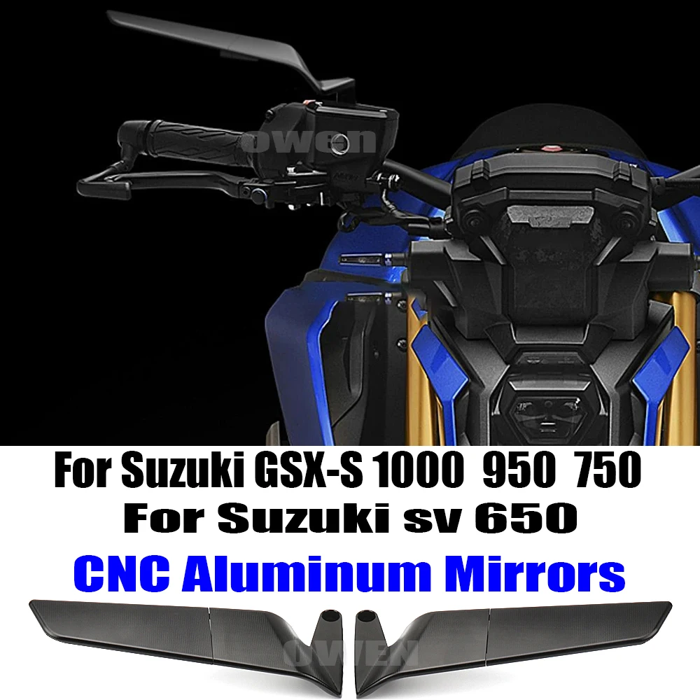 

Мотоциклетные Зеркала для Suzuki GSXS1000 GSXS950 GSXS750 SV650 Stealth Winglets, наборы зеркал, регулируемые зеркала, зеркала