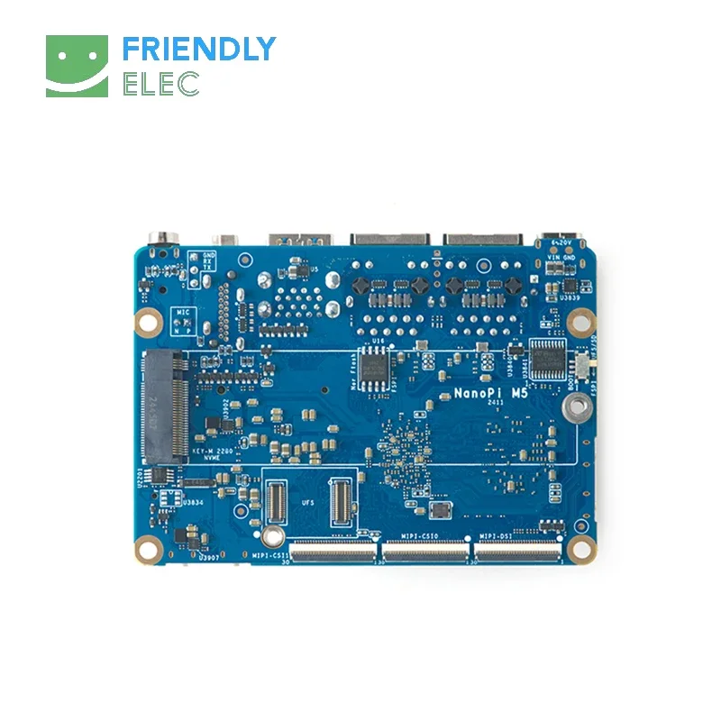 Nanopi M5 لوحة واحدة مفتوحة المصدر Rockchip Rk3576 Soc Ufs 2.0 وحدات ( M.2 Sdio Wifi 32 بت Lpddr4x/lpddr5 رام #3
