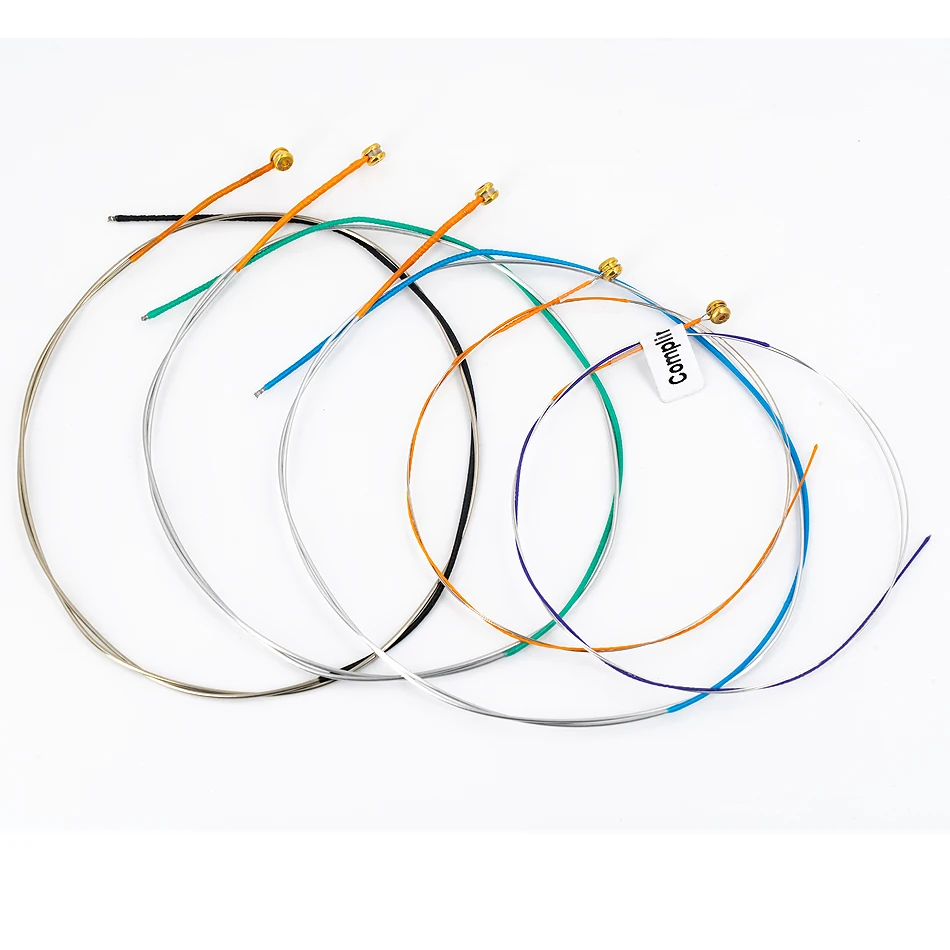 Alice A708 Violin Strings A FULL Set Plated Steel Nylon Core Al-Mg Winding Nickel Alloy Wound For Size 4/4 3/4 1/2 1/4 1/8