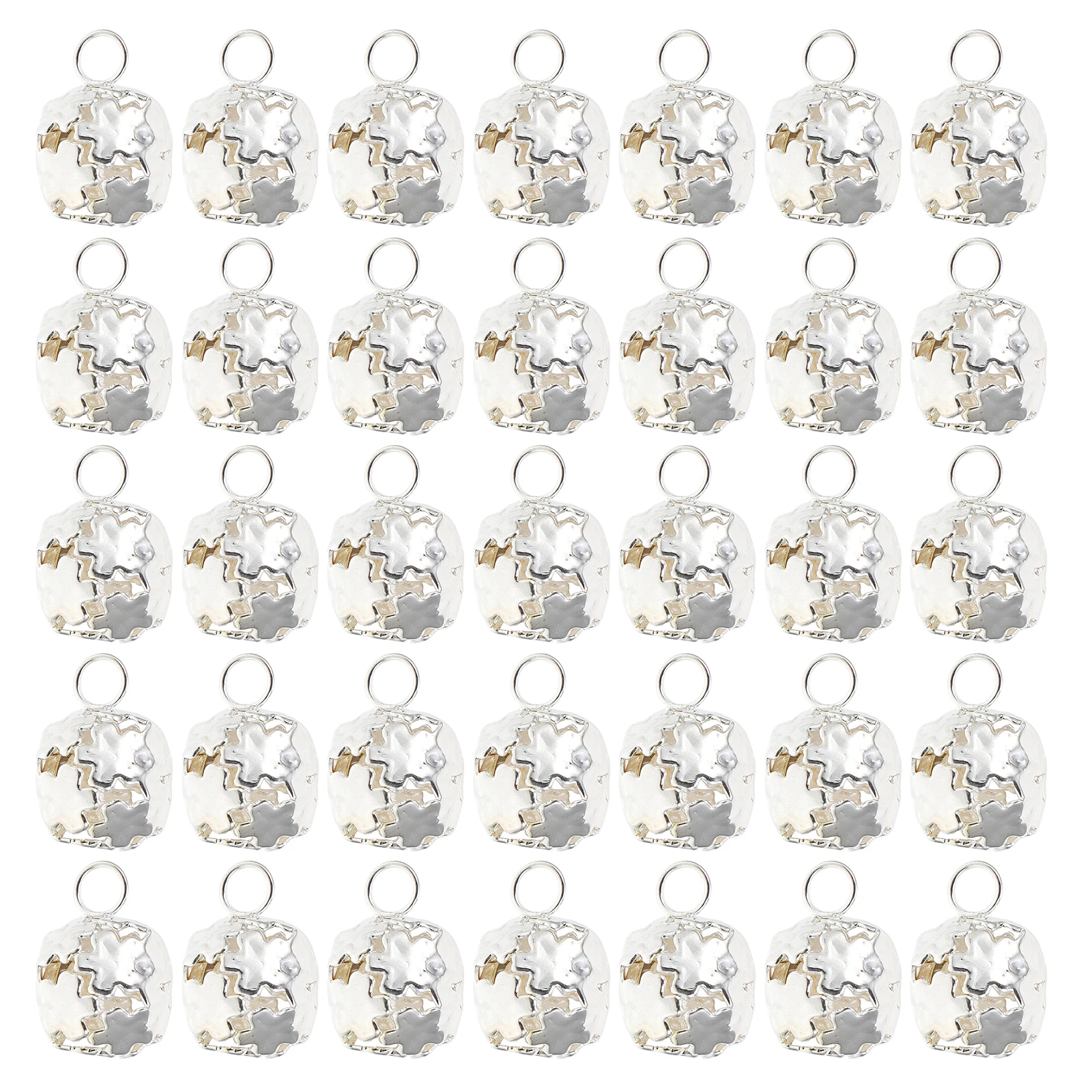 

100 Pcs Bell Headdress Pet Collar Accessories Puppy Bells DIY The Anniversary Decorations Mini Iron Crafts