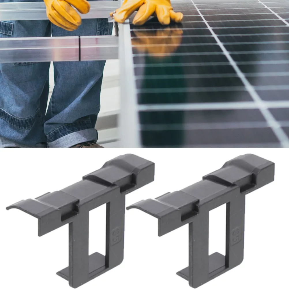20Pcs Solar Panel Water Drain Clip ABS Drainage Buckle Prevent Mud Formation Remove Debris Stagnant Water Fast Secure Fit