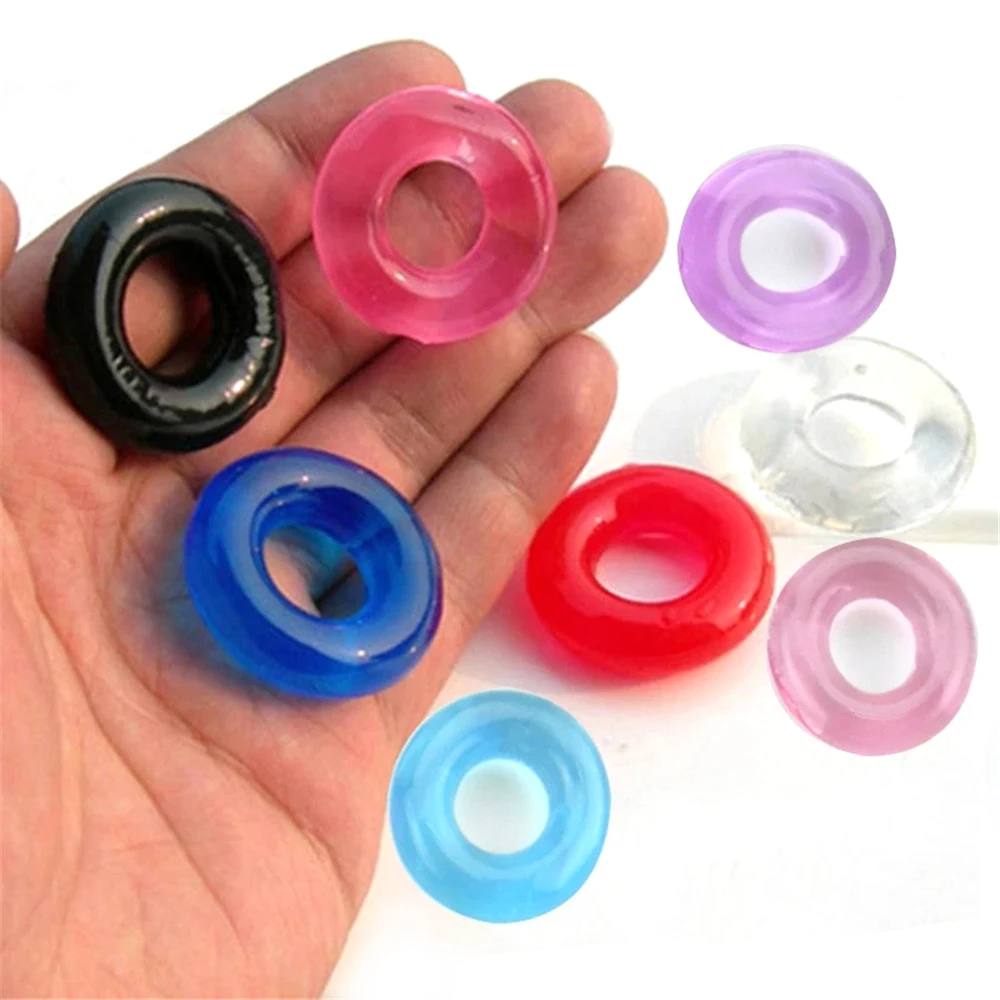 10 PCS Cockring For Men Delay Ejaculation Penis Ring Set Adult Product Male Rings Lasting Erection Sex Toys