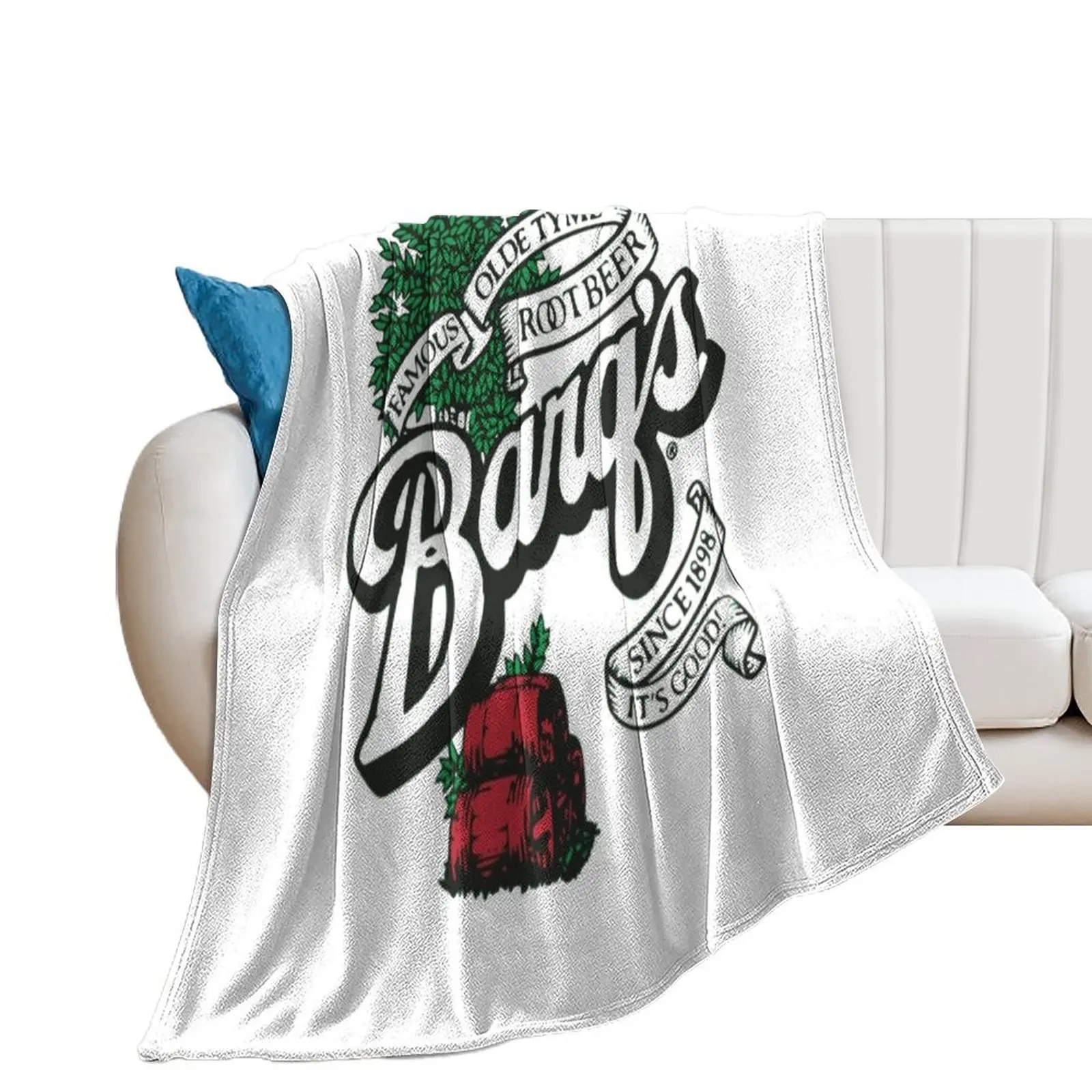 Barq's Root Beer Logo Classic T-Shirt Throw Blanket warm winter Comforter Blankets