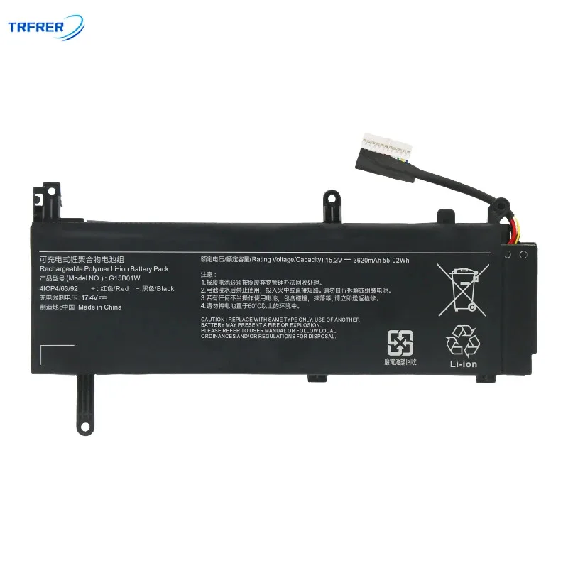 G15B01W Laptop Battery For Xiaomi Gaming laptop Mi 15.6'' Inch TiMi TM1705 TM1801 171502-A1/AA/AI XMG1902-AB