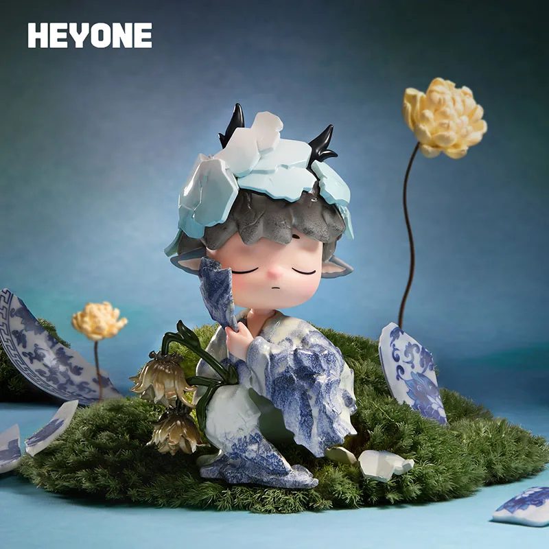 HEYONE MiMi NEOCHINESE STYLE ECHOES OF MOUNTAINS AND RIVERS Series Blind Box Cute Anime Figure Guess Bag Toys Desktop Decoration