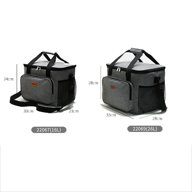 Picnic Bag Camping Waterproof Large Capacity Backpack Portable Folding Thermal Pouch Trips Hike Outdoor Kit Storage Food Handbag