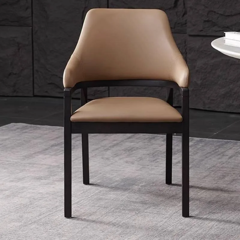 

Cushion Armrest Dining Chairs Backrest Modern Design Accent Dining Chair Bedrooms Pliable Party Sillas Para Comedor Furniture