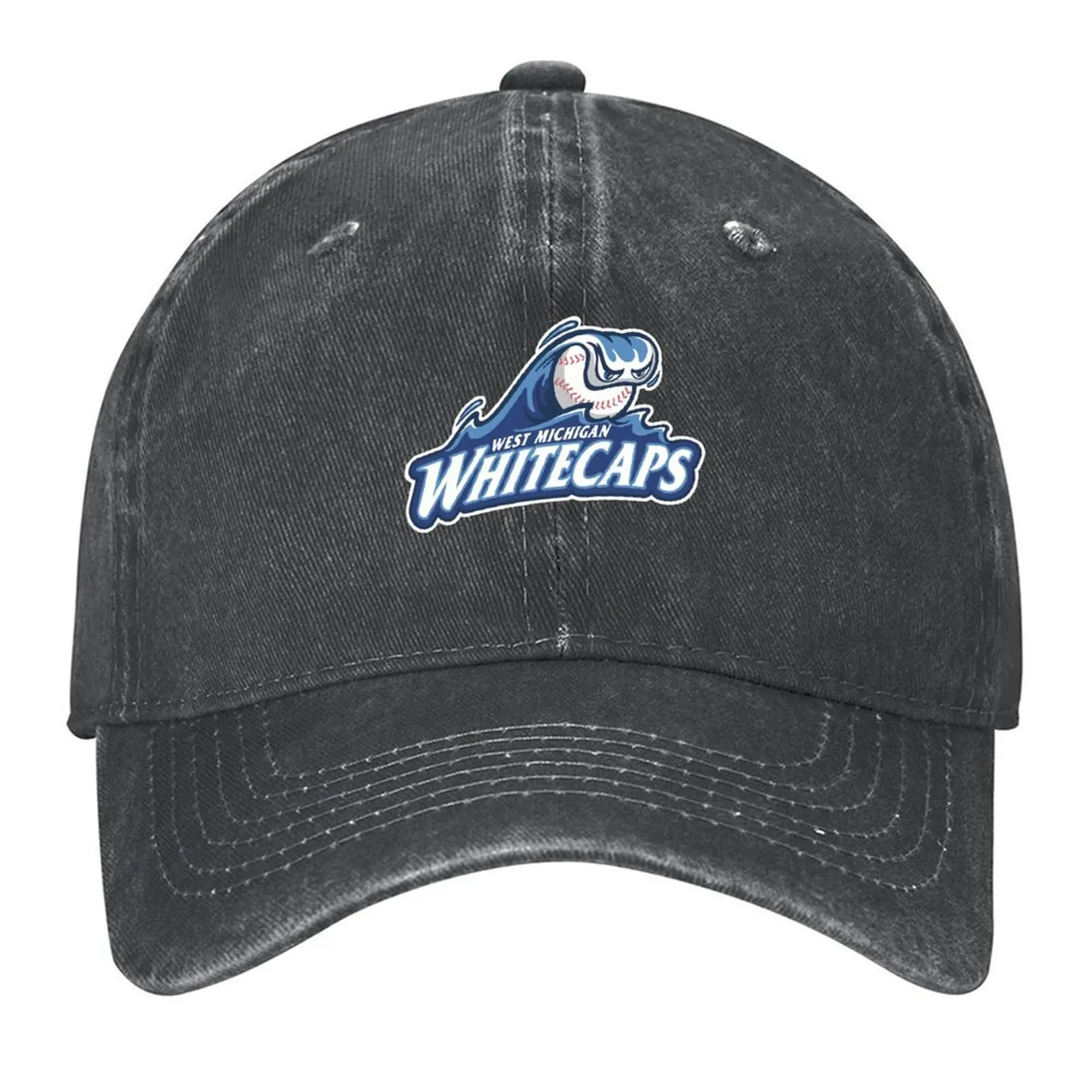 

The-West-Michigan-Whitecaps-Baseball Logo Baseball Cap fashionable Rave Brand Man cap funny hat Women's Beach Visor Men's