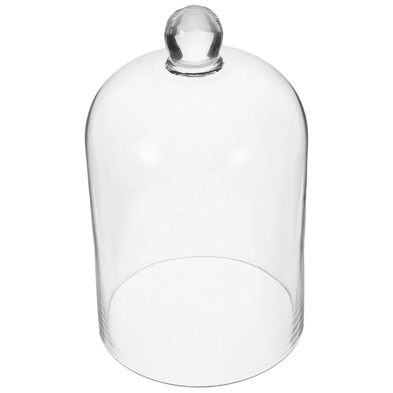 

Eternal Flower Cover Clear Glass Dome Transparent Display Case for Wedding Banquet Romantic Decor Glass Dome Dustproof Cover