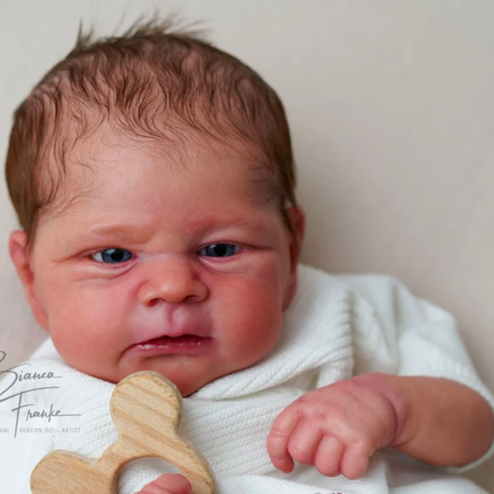 Reborn ตุ๊กตาเปล่าชุด 17-18 นิ้ว Elijah ชุดไวนิล Unpainted ที่ยังไม่เสร็จตุ๊กตาชิ้นส่วน Handmade ของเล่นผ้าและตา