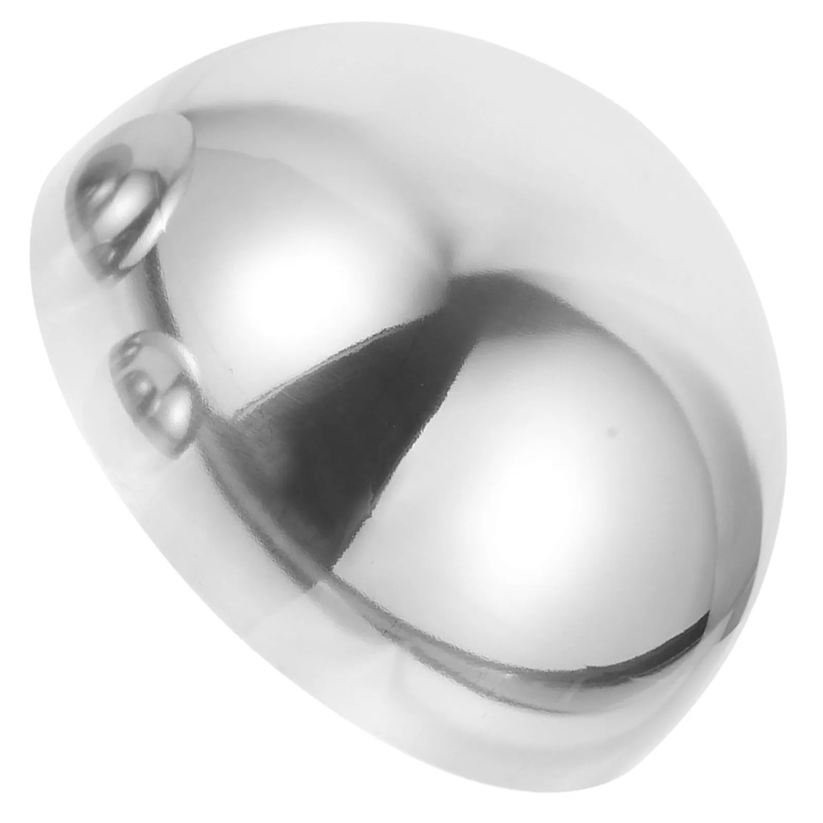 Silver Mirror Decorative Dome 120Mm Outdoor Hollow Half Dome Stainless Steel Garden Sphere Reflective Garden Orb Landscaping
