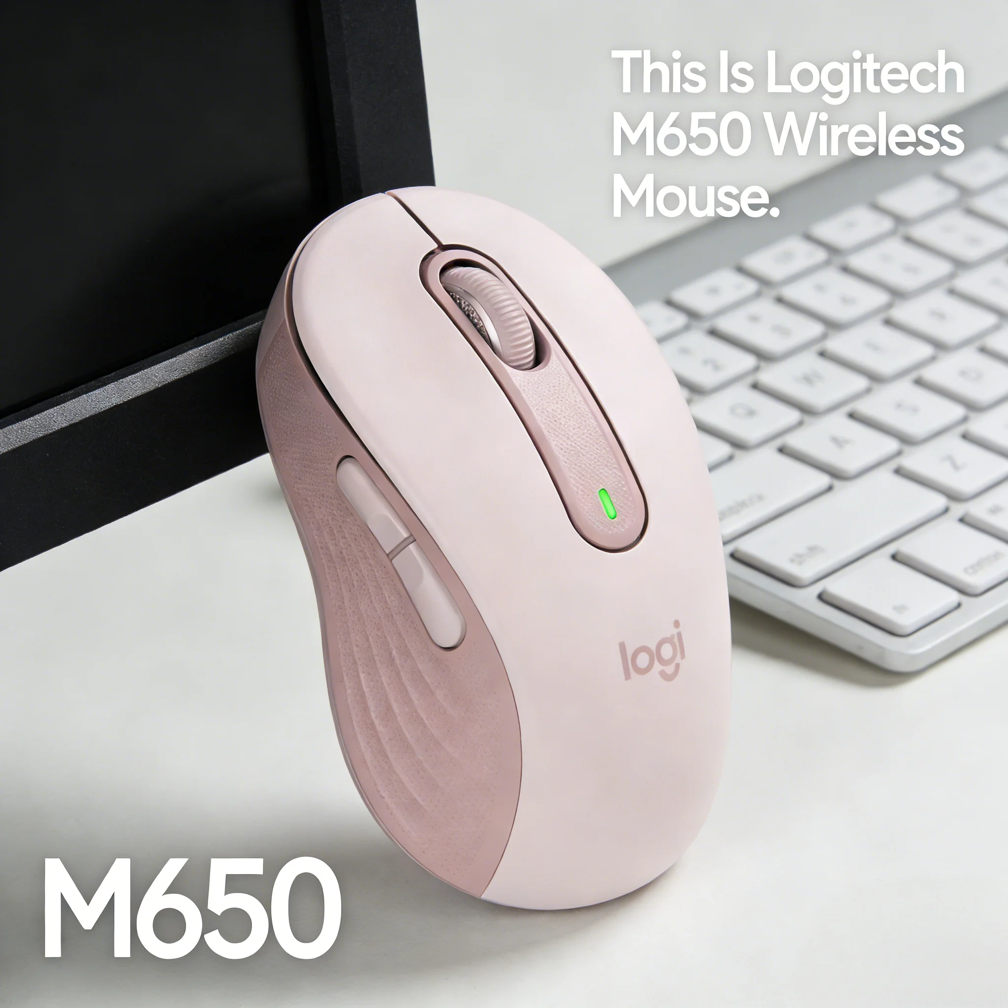 

Logitech M650/M650L Wireless Travel Mouse - Fits in Laptop Bag Easily