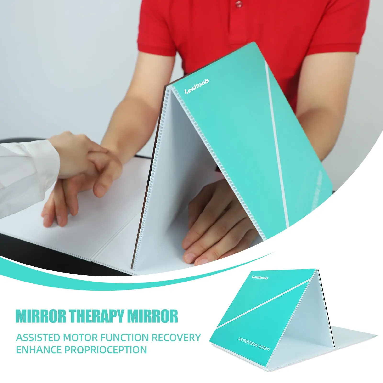 Therapy Device for Hand Exercise Mirror Neurons for Mirror Therapy Box for Stroke Rehabilitation for Leg Amputation Professional