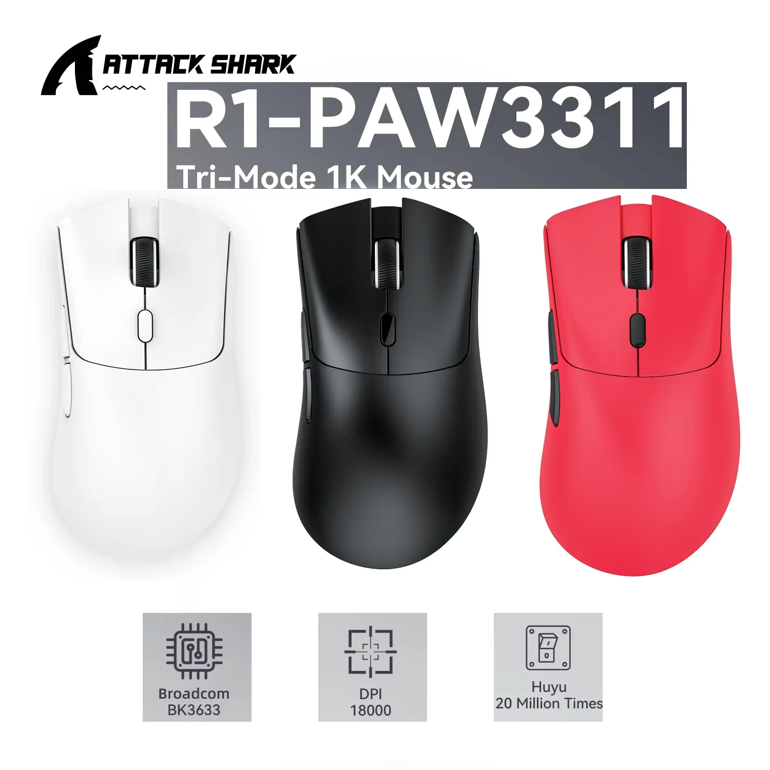 Attack Shark R1 Wir… - image