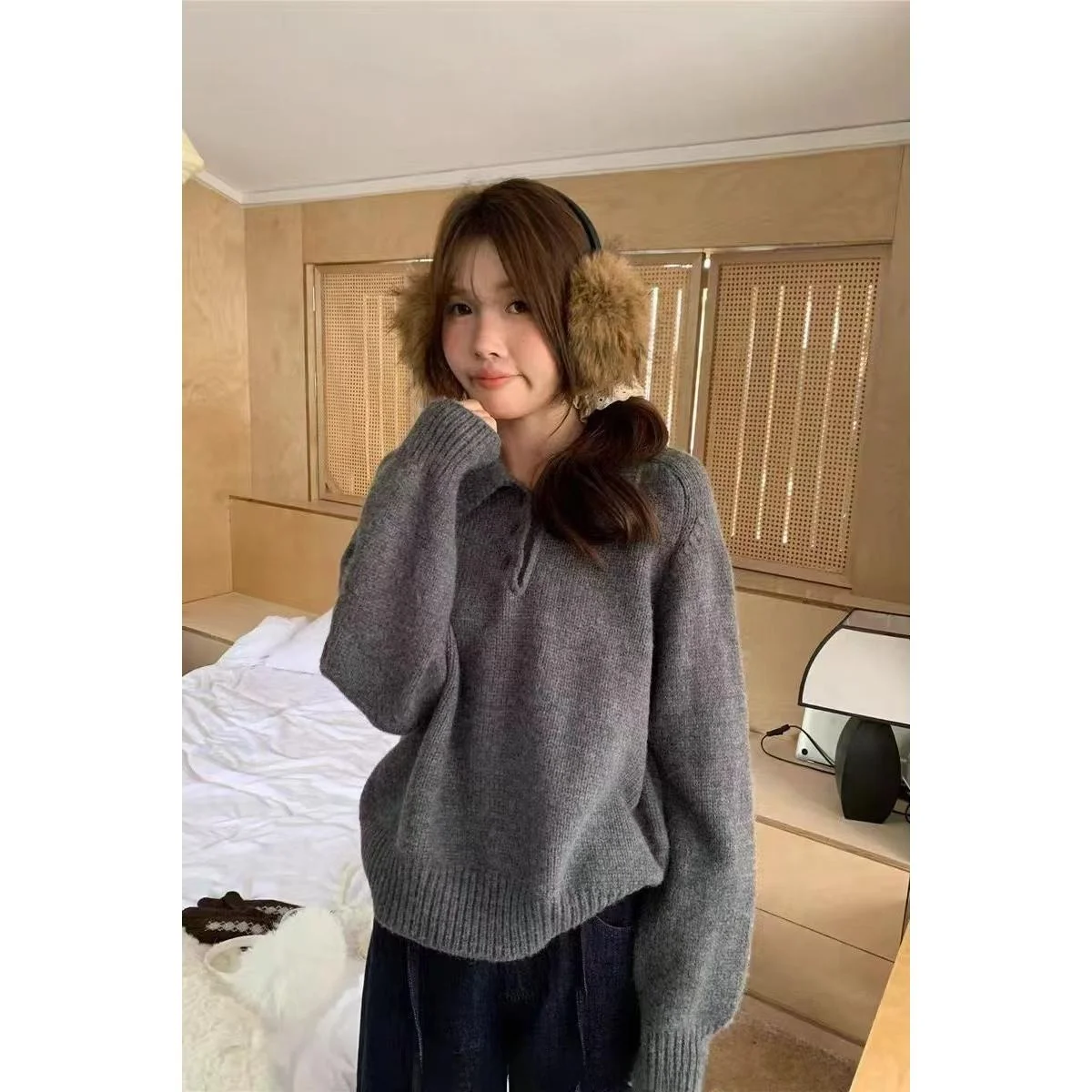 

Furry Women's Jaet Small Size Autumn Winter New Sle Stand Collar Leather And Fur Inteated Fake Fur Casual Sle Regular...