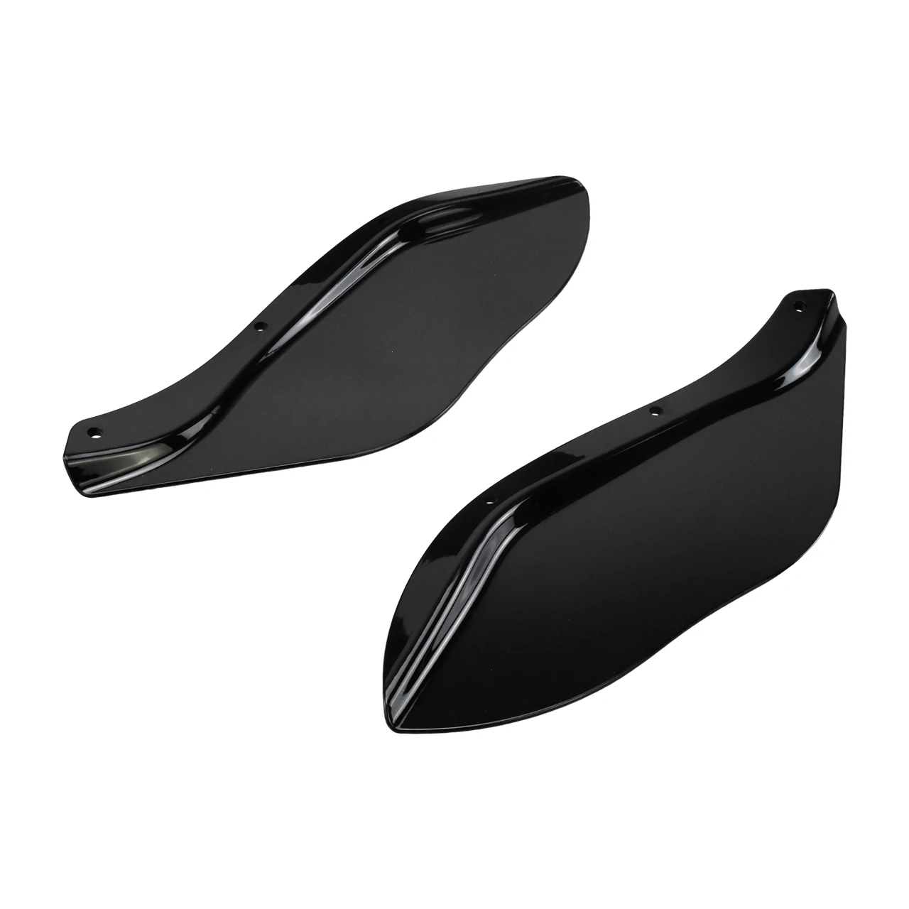 Motorcycle ABS Side Wing Windshield Air Deflector Upper Fairing Accent For Harley Touring Electra Street Glide FLHR 1996-2013