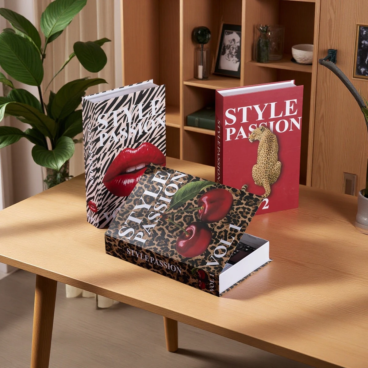 Luxury Fake Books for Decoration Openable Simulation Book Storage Box Coffee Table Books Villa Hotle Home Decor Shooting Props