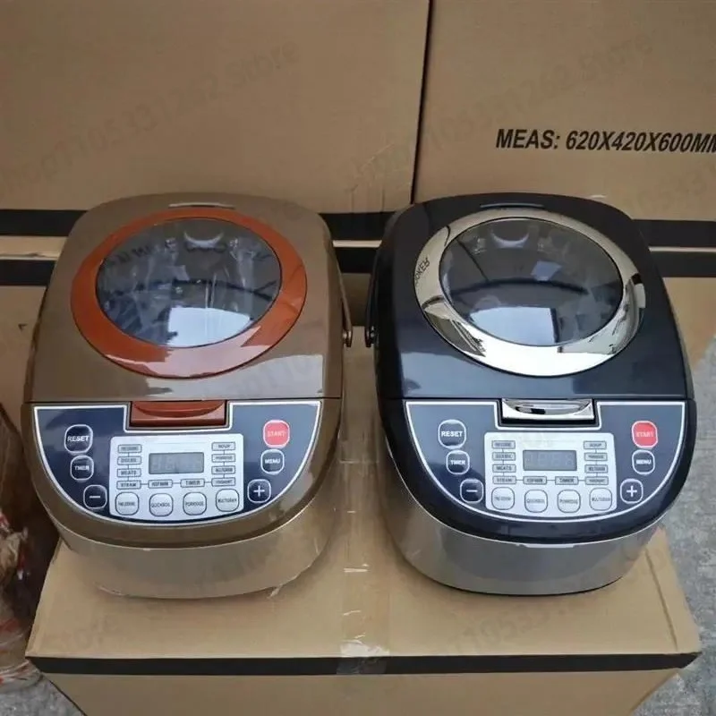 Skylight Visible Rice Cooker Home Large Capacity 5L English Reservation Timer
