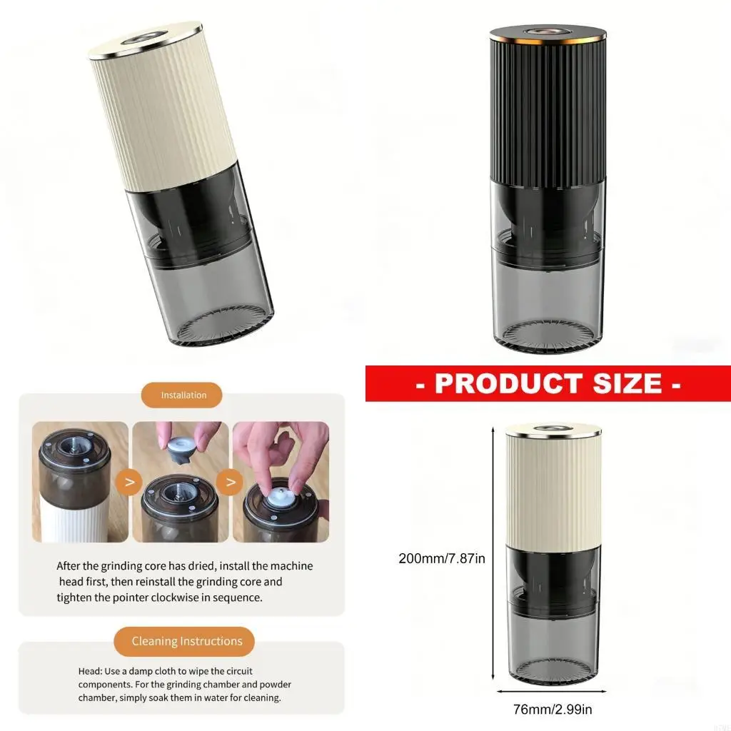 37ME Home Use Electric Grinder Machine For Coffee Beans And Spices Single-Button