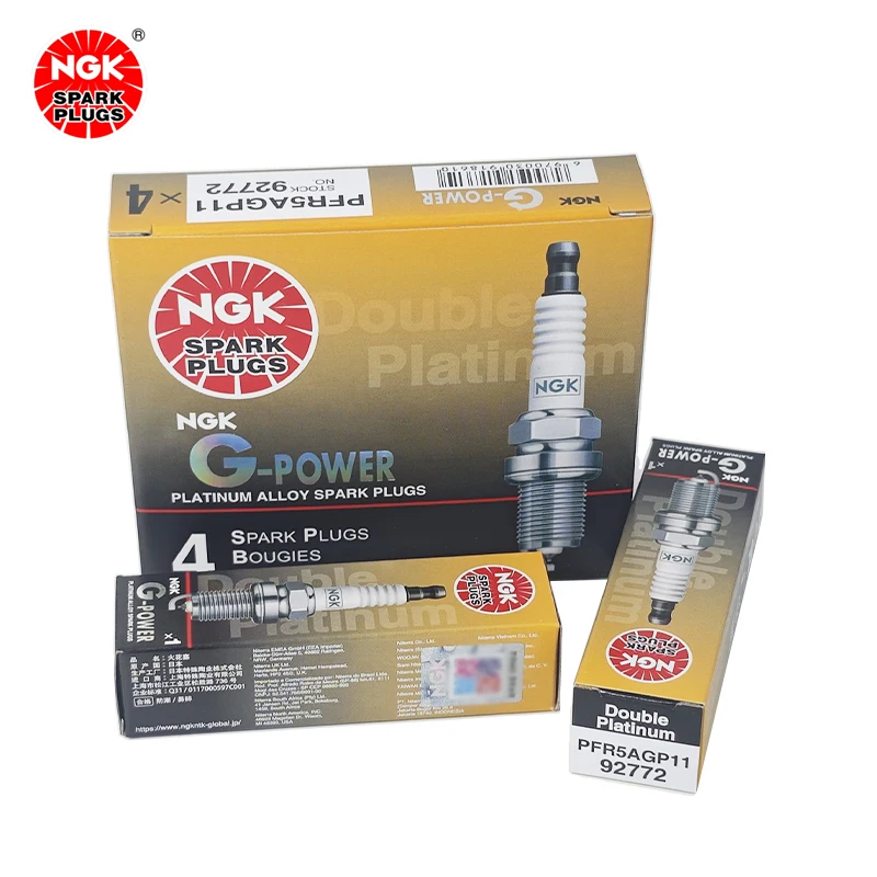 

Свеча зажигания NGK Platinum PFR5AGP11 92772 подходит для Ford, Toyota Camry, Kia Elantra, артикул OE 90919-01240.
