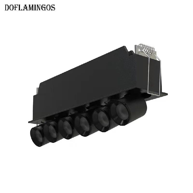 Adjustable LED Ceiling Spot Lights LED Downlights 6W 12W COB  Spotlights For Home Bedroom Hotel Recessed Led Lighting