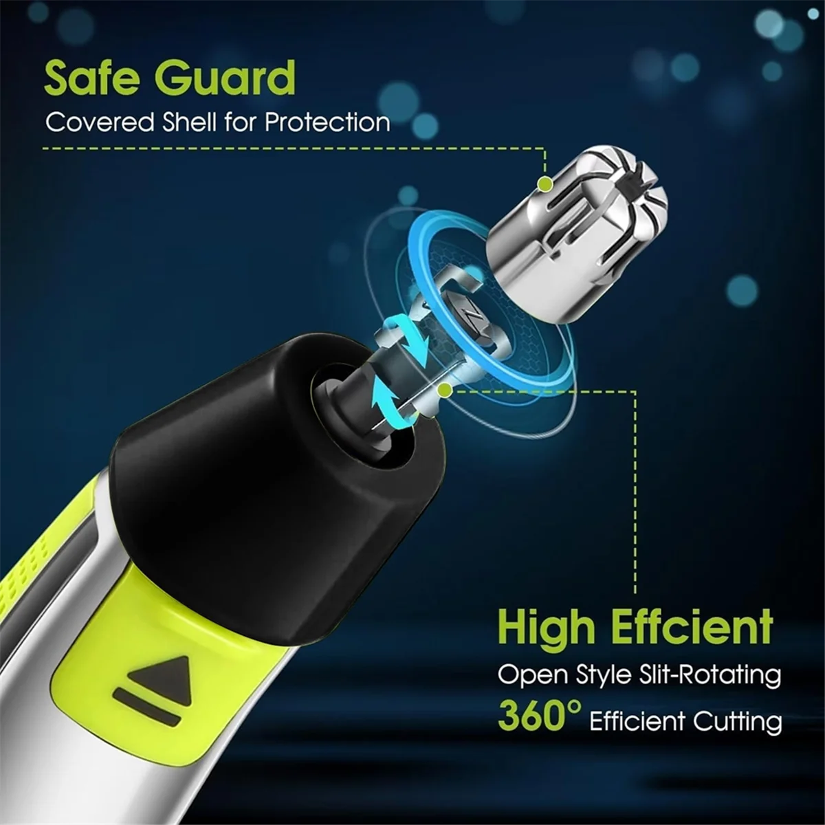 1 pz naso tagliacapelli testine di ricambio per Philips OneBlades QP210 QP220 QP2520 QP2734 QP2834 e OneBlades Pro QP6530