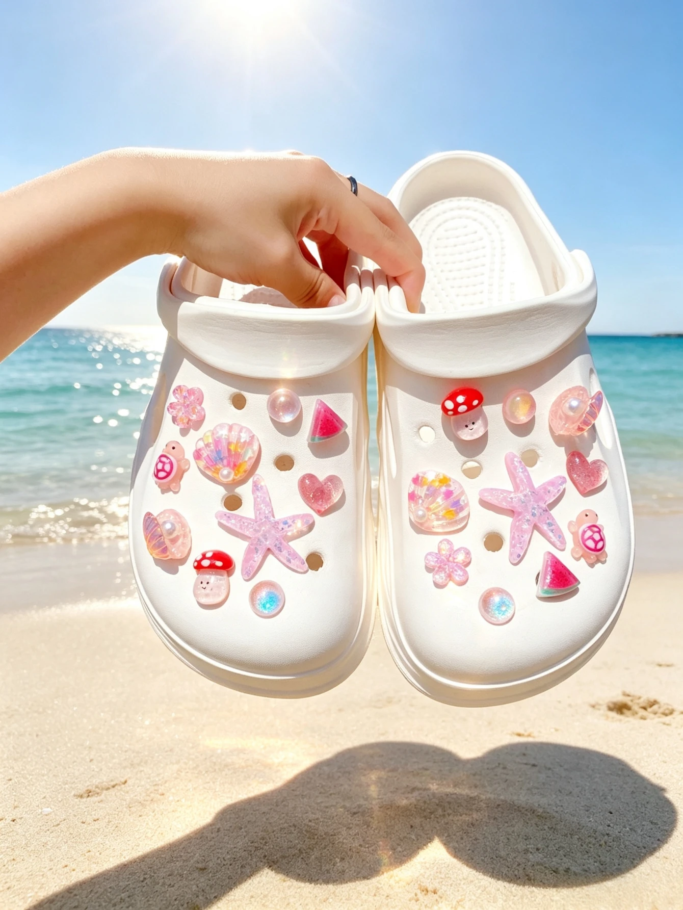 20-piece shoe decoration DIY casual shoe decoration - An interesting and versatile way to personalize your footwear