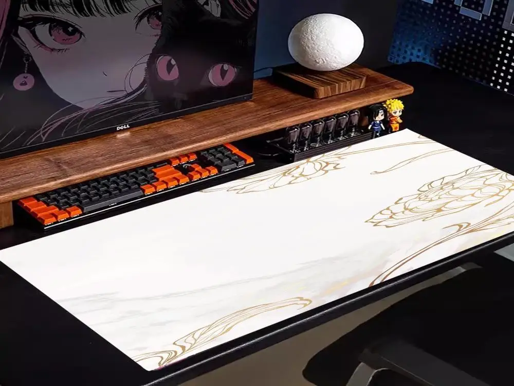 

Large size desk mat 900x400mm overlock mouse pad xxl Desktop keyboard desk mat Grey series gaming mouse pad Computer accessories