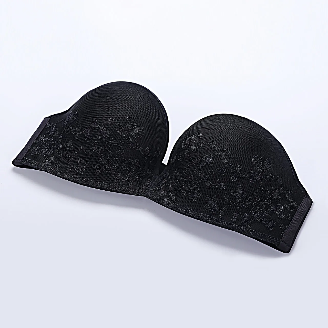 VA VANZTINA Sexy Lace Strapless Bras For Women Push Up Lingerie Backless Bralette Seamless Brassiere Female Underwear