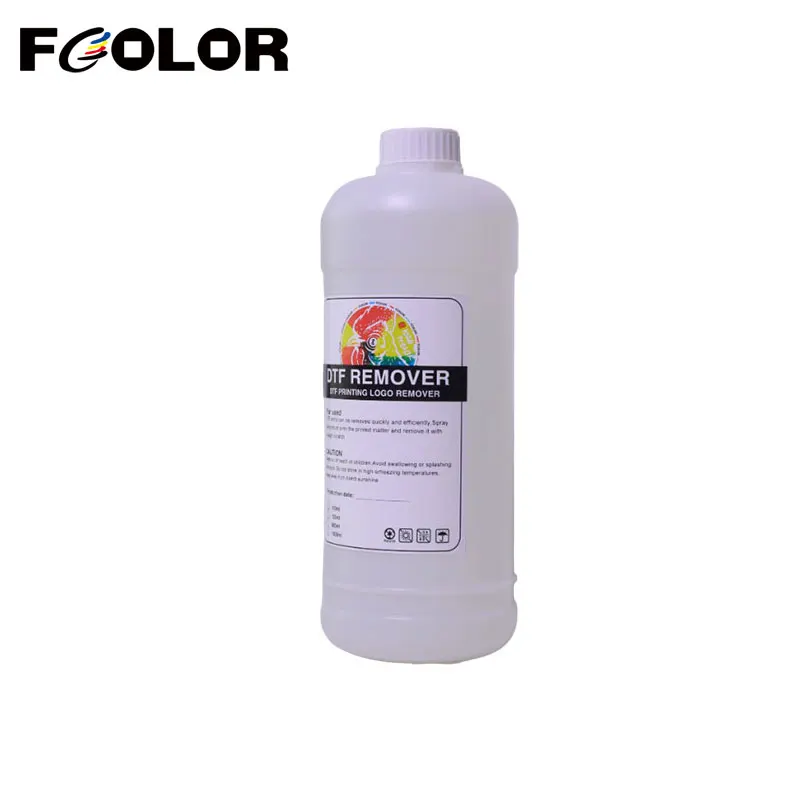 Fcolor 1000ML DTF Remover Direct To Film Printing Cleaning Liquid Pattern Remove Solution Adhesive Powder Remover Liquid